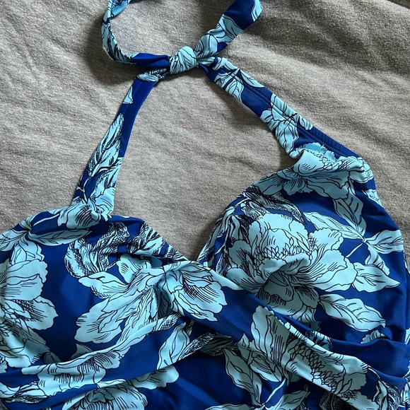 Isabel Maternity one piece halter bathing suit - Picture 2 of 5